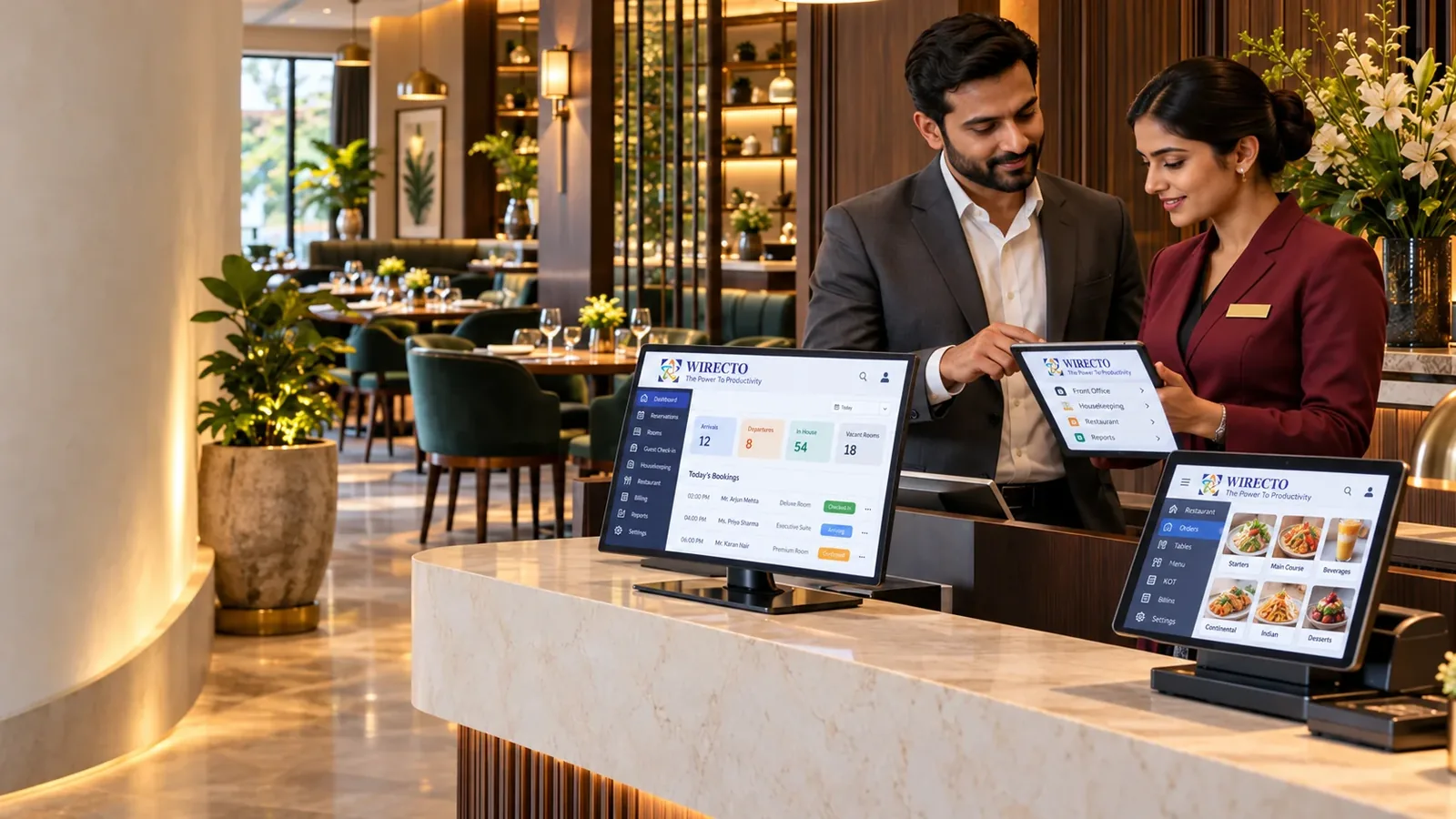 POS software for retail India - Wirecto team at work