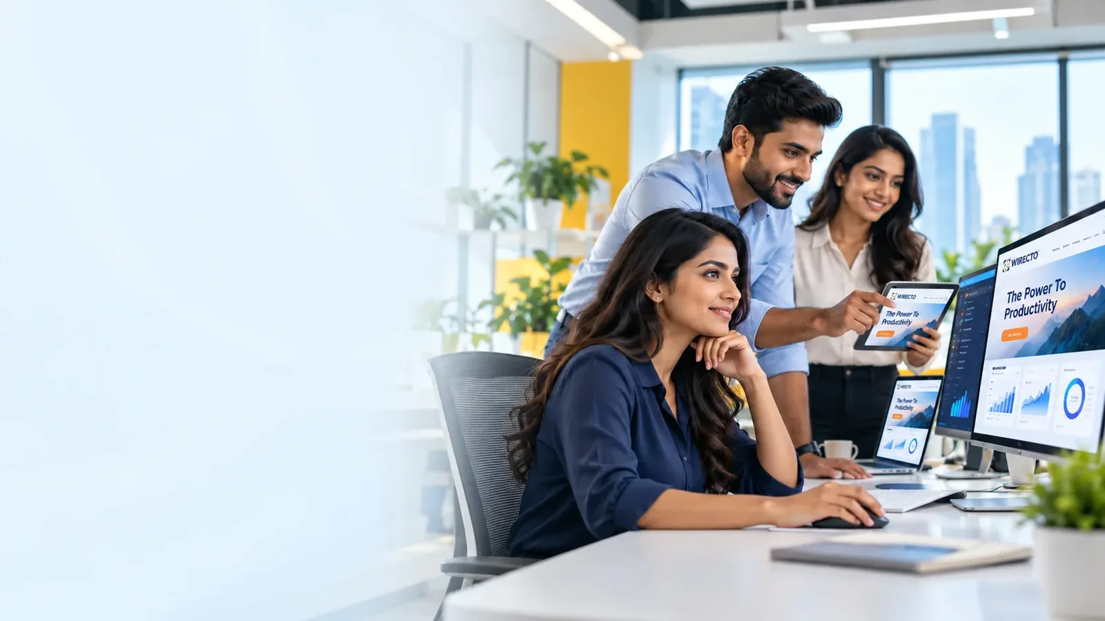 Software upgrade and migration services - Wirecto team at work