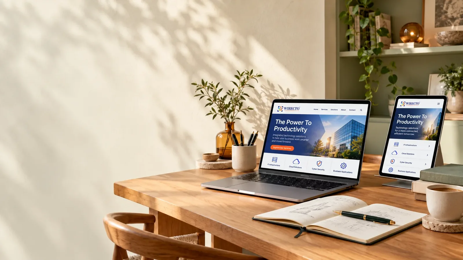 Software development and web design company for Dubai - Wirecto team at work